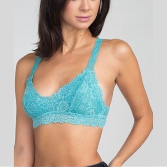 Lace Racerback Bralette - Mint - Picture 5 of 8